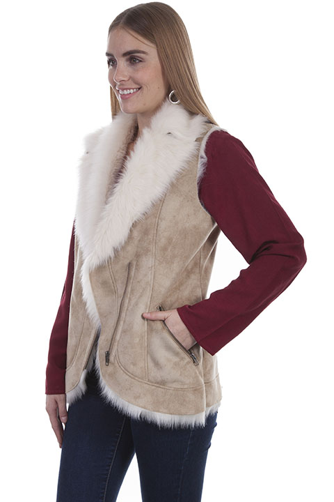 (image for) Faux fur vest